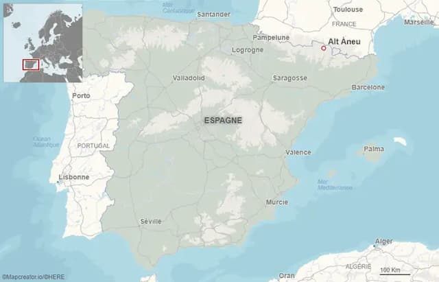 The weather station of Clot del Tuc de la Llança is located in the territory of the municipality of Alt Àneu., Spain