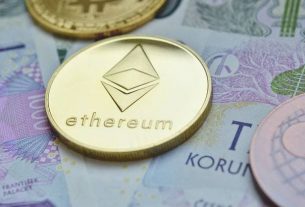 Ethereum cryptocurrency, whose currency is ether.