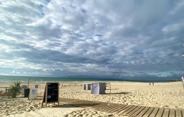 As here in Soulac-sur-Mer on July 27, July was generally very cloudy in Gironde