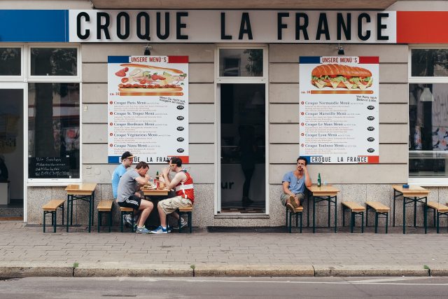 A French bar cafe