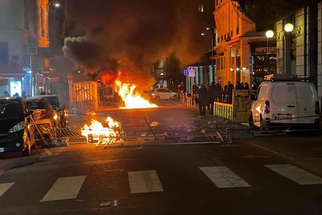 Big fires take place rue de la Martinière, Lyon