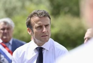French President Emmanuel Macron visits Herault