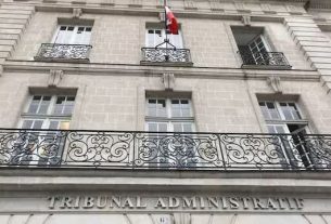 Organizations have seized administrative justice to challenge several prefectural decrees authorizing the use of drones during the May Day demonstrations on Monday in France. Here, the administrative court of Nantes.