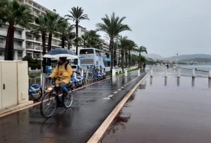 The weather in Nice, Alpes-Maritimes