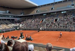 Yanick Noah Day at the Roland Garros