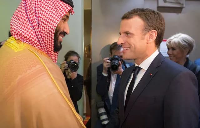 Saudi Arabia Crown Prince Mohammed Bin Salman is received this Friday at the Elysée Palace by Emmanuel Macron.