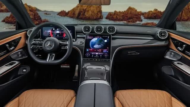 Interior of the Mercedes CLE