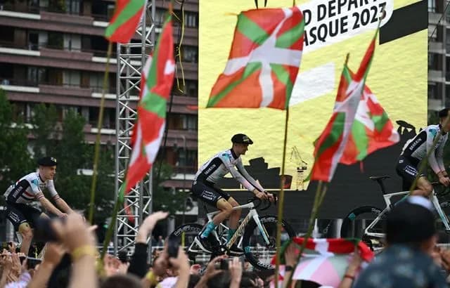 Everything is ready for the start of the Tour de France in Bilbao