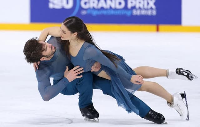 Figure skating: The French duo Cizeron and Fournier Beaudry win gold at the French Grand Prix