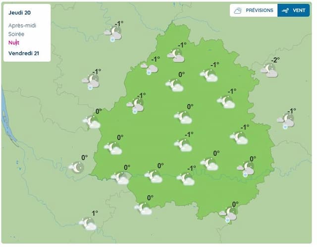 Cold morning in the Dordogne