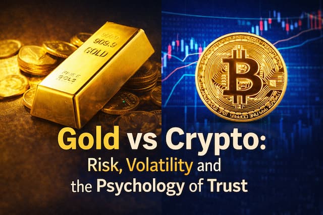 Gold vs Crypto, Trst and risk