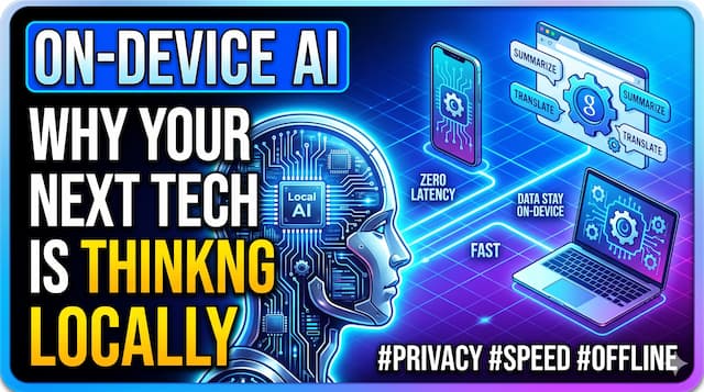 The Rise of On-Device AI: Why Your Tech is Thinking Locally