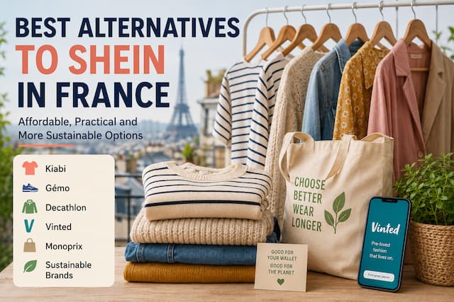 Best Alternatives to Shein in France: Affordable, Practical and More Sustainable Options