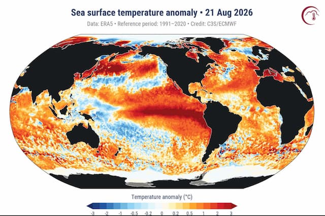 Oceans Hit Record Heat as Super El Niño Forms